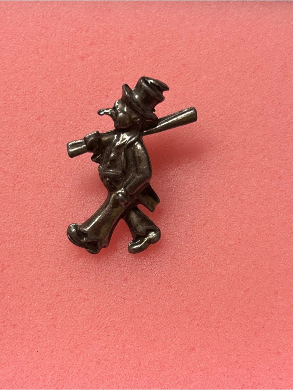 Vintage Pewter Brooch “Burlington Bertie”